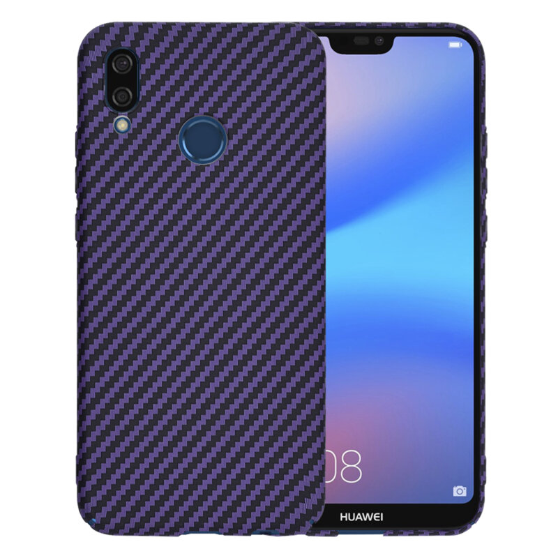 Husa Huawei P20 Lite Techsuit Carbonite FiberShell, mov