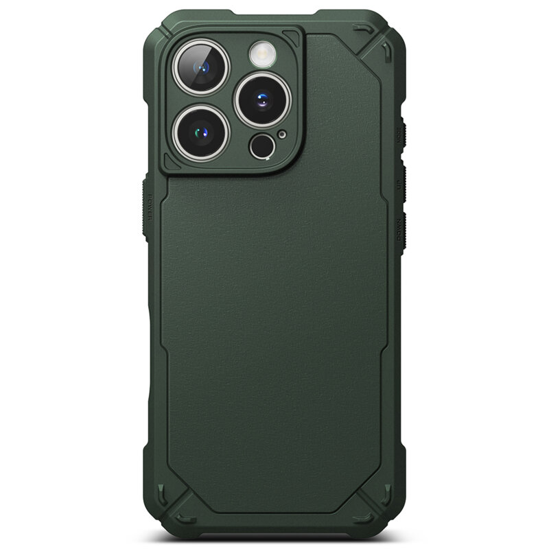 Husa iPhone 16 Pro Max Ringke Rugged Gear, verde