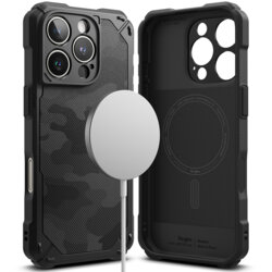 Husa iPhone 16 Pro Max Ringke Rugged Gear MagSafe, camuflaj