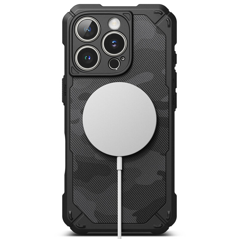 Husa iPhone 16 Pro Max Ringke Rugged Gear MagSafe, camuflaj