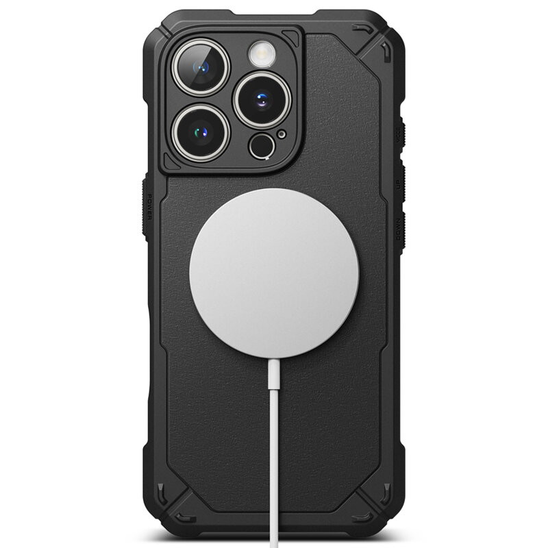 Husa iPhone 16 Pro Max Ringke Rugged Gear MagSafe, negru