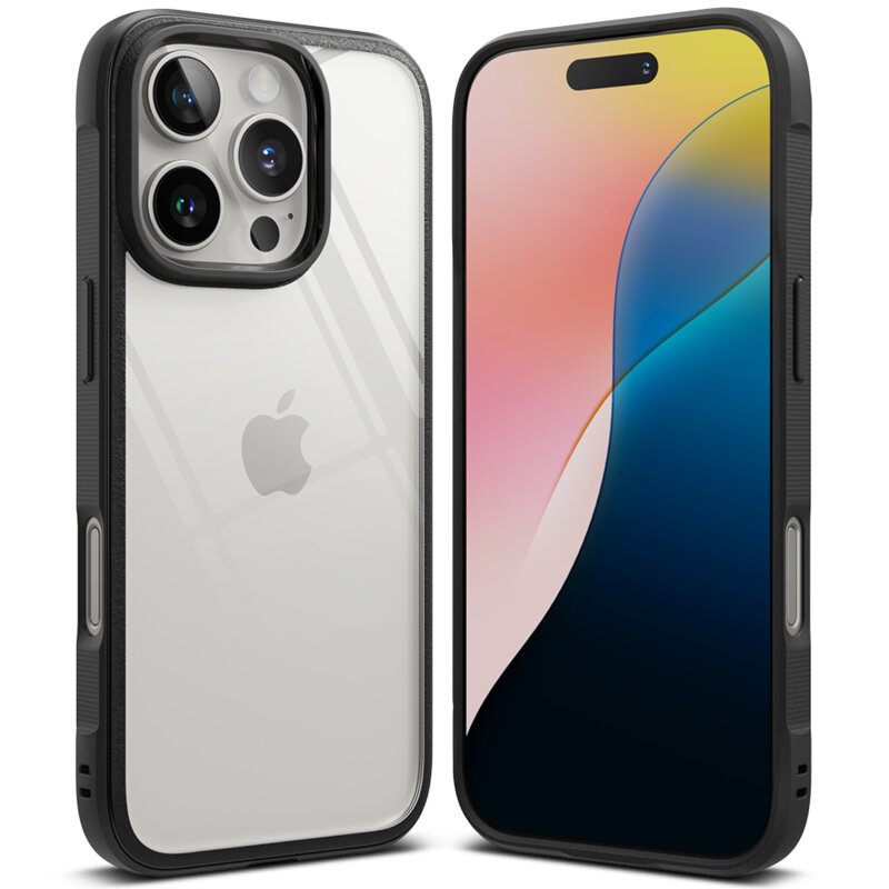 Husa iPhone 16 Pro Max Ringke Fusion Bold, negru
