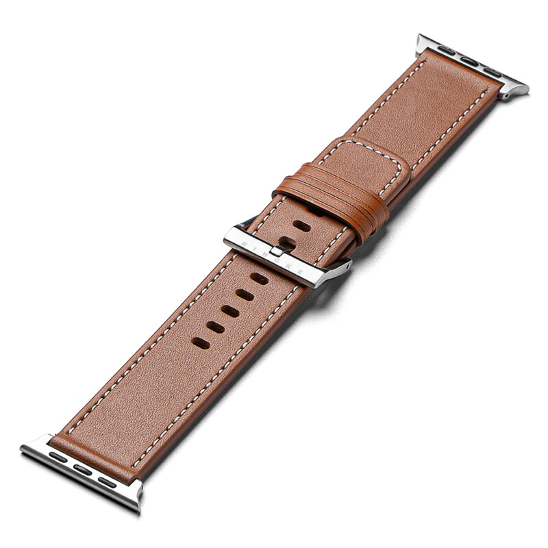 Curea Apple Watch 10 46mm Ringke Leather One Basic Bold, Brown