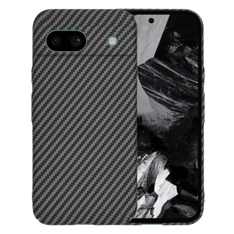 Husa Google Pixel 8a Techsuit Carbonite FiberShell, negru