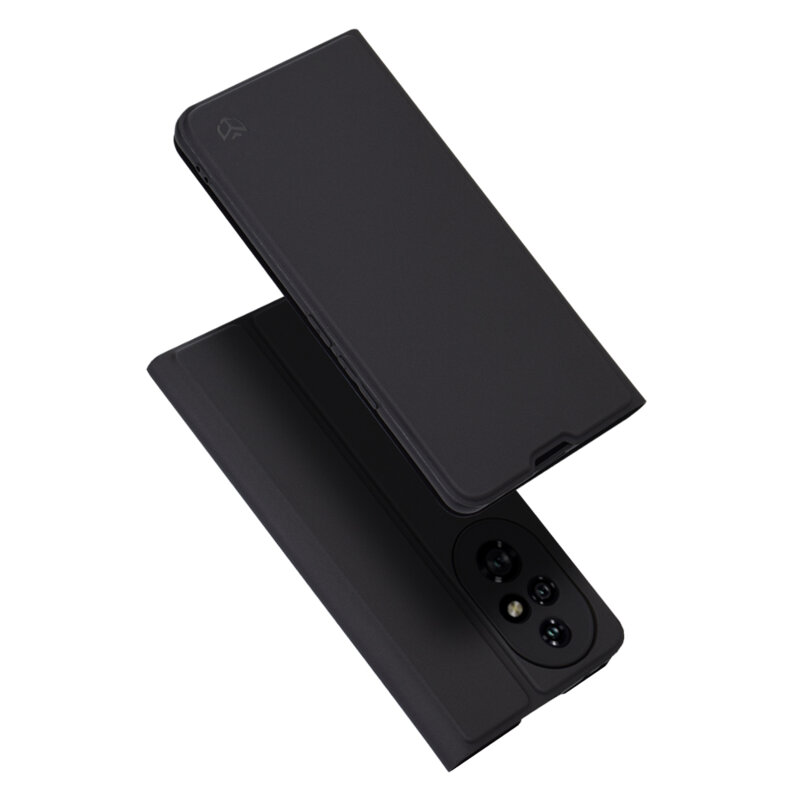 Husa Honor 200 Pro Techsuit Magskin Book, negru