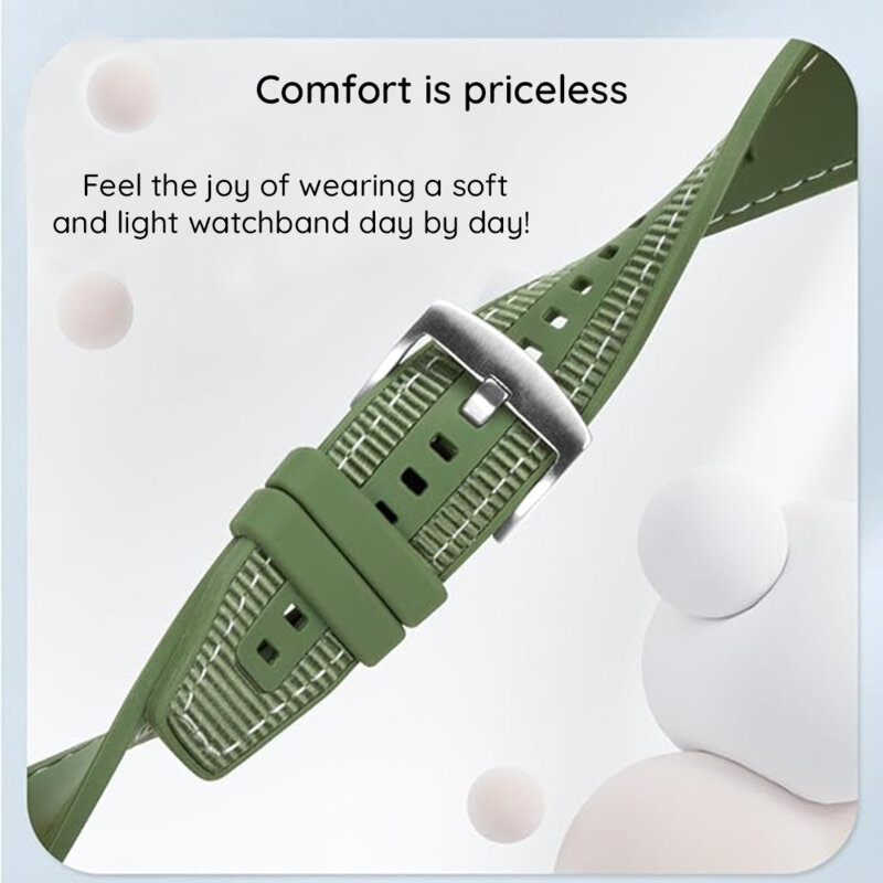Curea Apple Watch 10 46mm Techsuit, verde, W051