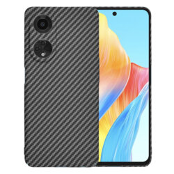 Husa Oppo A98 5G Techsuit Carbonite FiberShell, negru