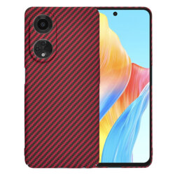 Husa Oppo A98 5G Techsuit Carbonite FiberShell, rosu