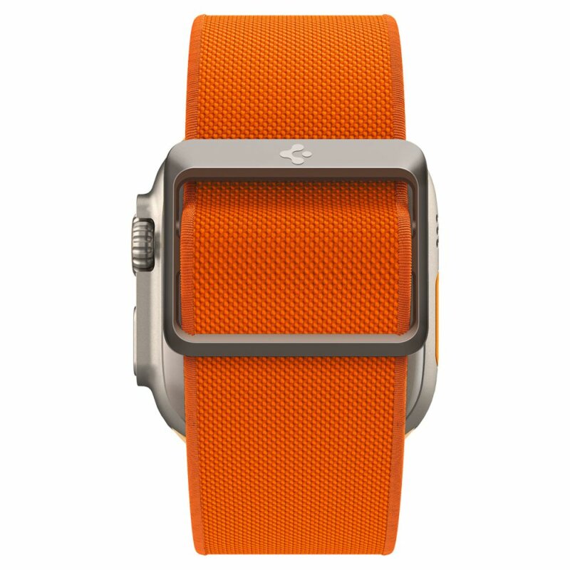 Curea Apple Watch 10 46mm Spigen Fit Lite Ultra, portocaliu