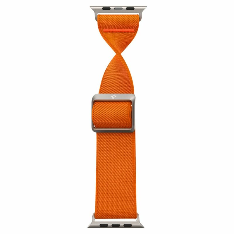Curea Apple Watch 10 46mm Spigen Fit Lite Ultra, portocaliu