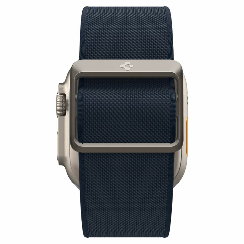 Curea Apple Watch 10 46mm Spigen Fit Lite Ultra, bleumarin
