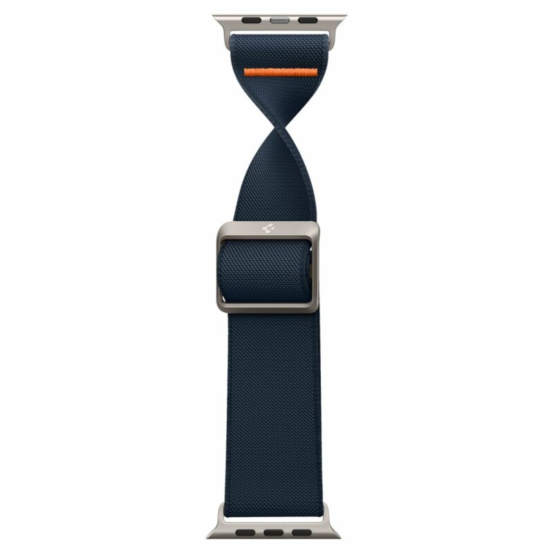 Curea Apple Watch 10 46mm Spigen Fit Lite Ultra, bleumarin