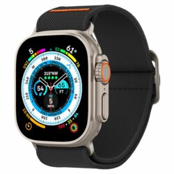 Curea Apple Watch 10 46mm Spigen Fit Lite Ultra, negru