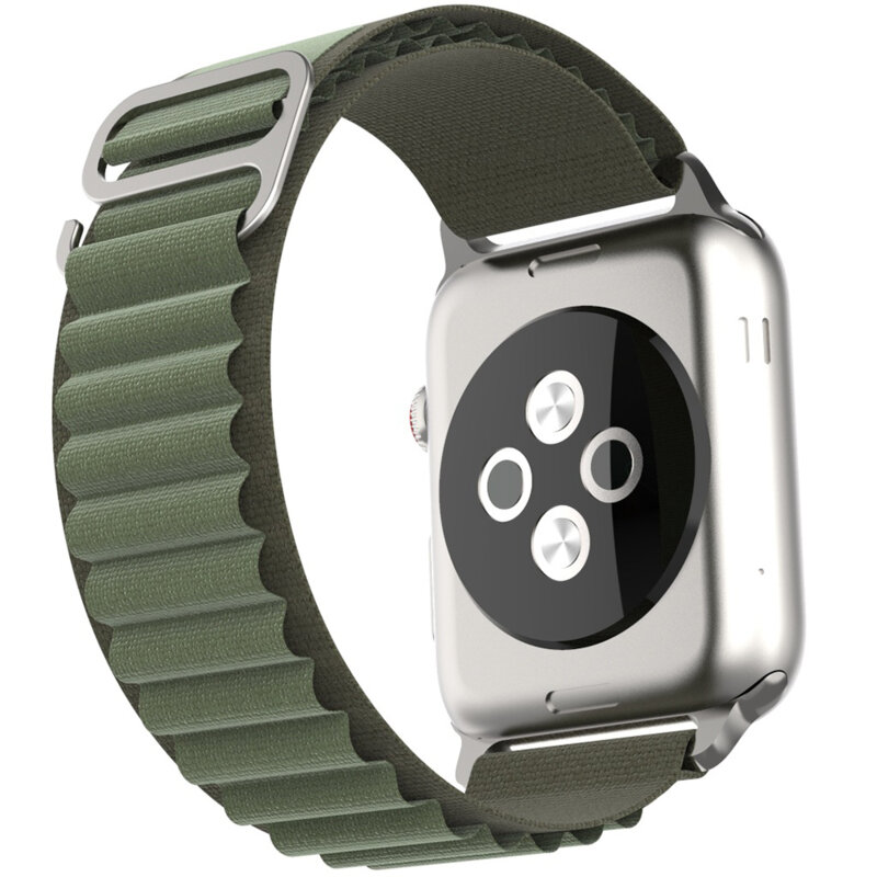 Curea Apple Watch 10 46mm Techsuit, verde, W037
