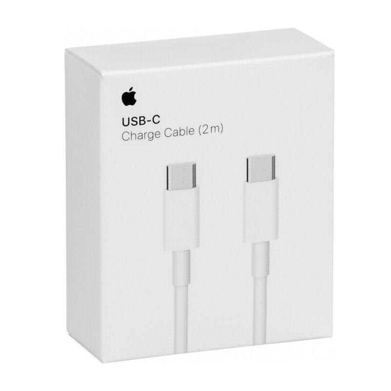 Cablu de date USB-C la Type-C Apple A1739 original, 2m, alb, blister