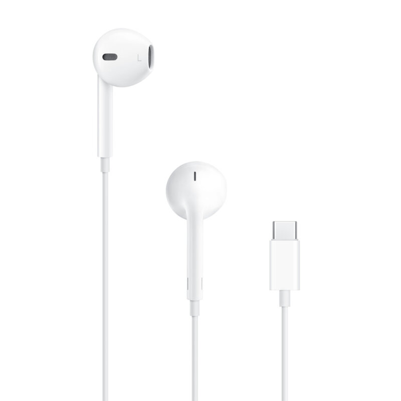 Casti originale Apple A3046 cu fir, microfon, Type-C, MYQY3ZM/A