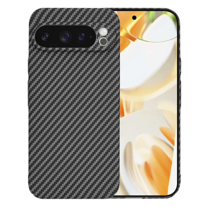 Husa Google Pixel 9 Pro Techsuit Carbonite FiberShell, negru