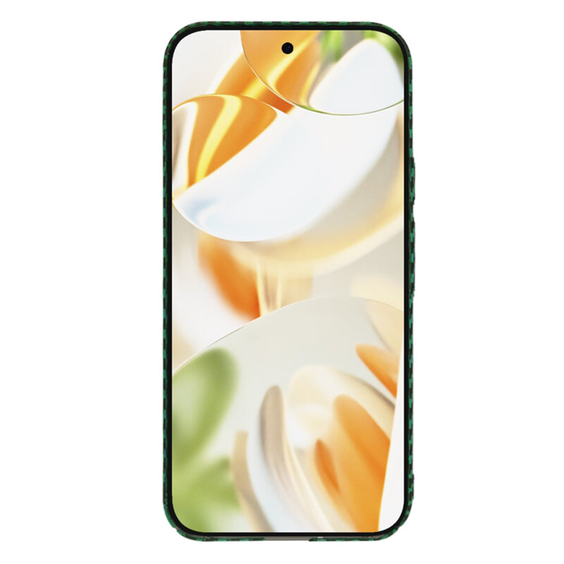 Husa Google Pixel 9 Pro Techsuit Carbonite FiberShell, verde