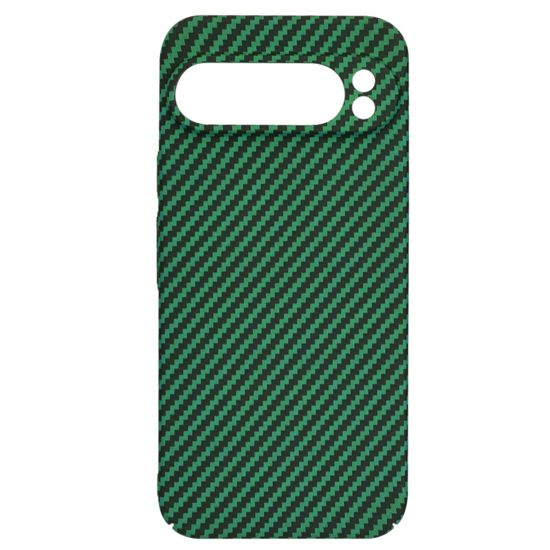 Husa Google Pixel 9 Pro Techsuit Carbonite FiberShell, verde