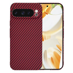 Husa Google Pixel 9 Pro Techsuit Carbonite FiberShell, rosu