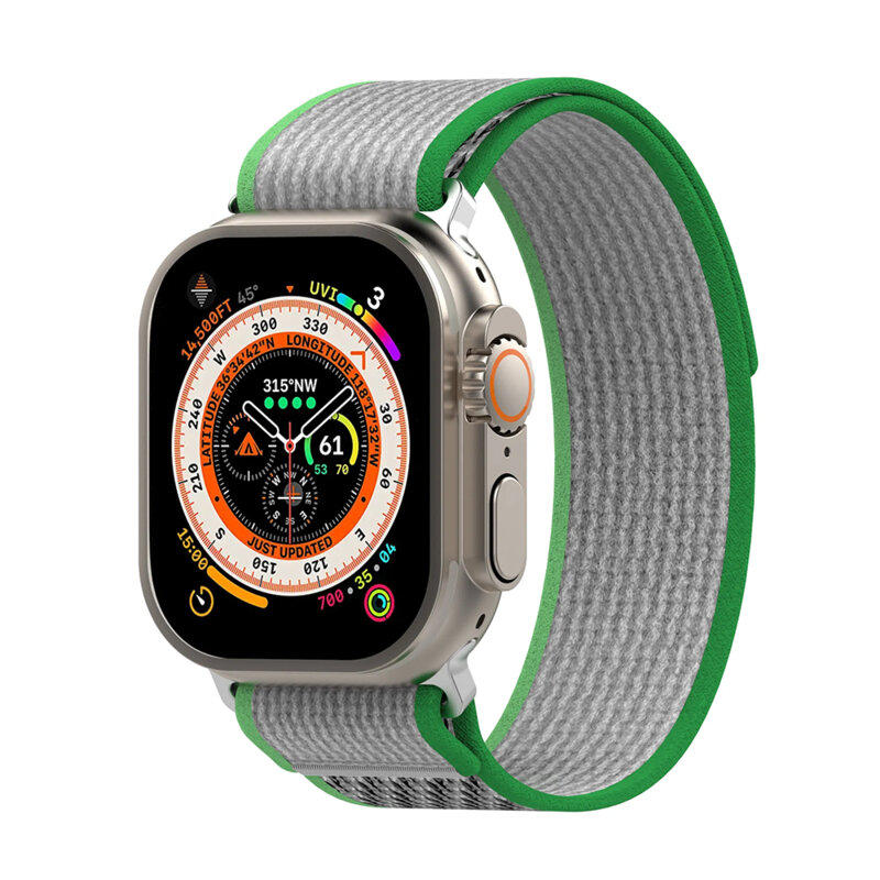 Curea Apple Watch 10 42mm Techsuit, Green / Green, W039