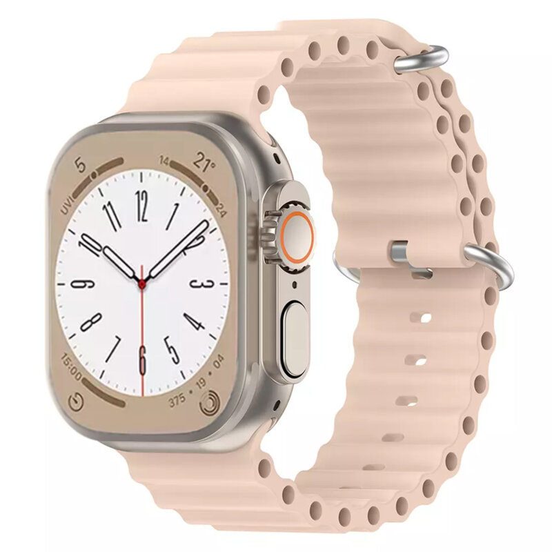 Curea Apple Watch 10 42mm Techsuit, roz, W038