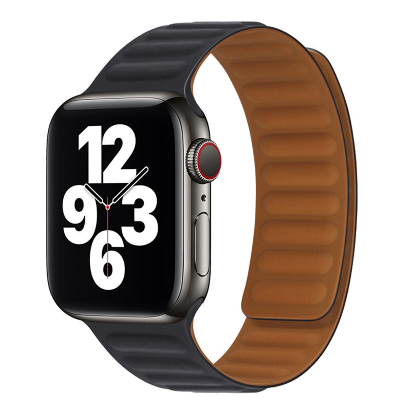 Curea Apple Watch 10 42mm Techsuit, negru, W035