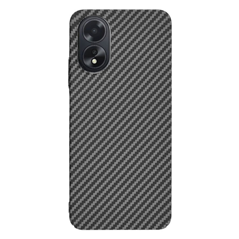 Husa Oppo A18 Techsuit Carbonite FiberShell, negru