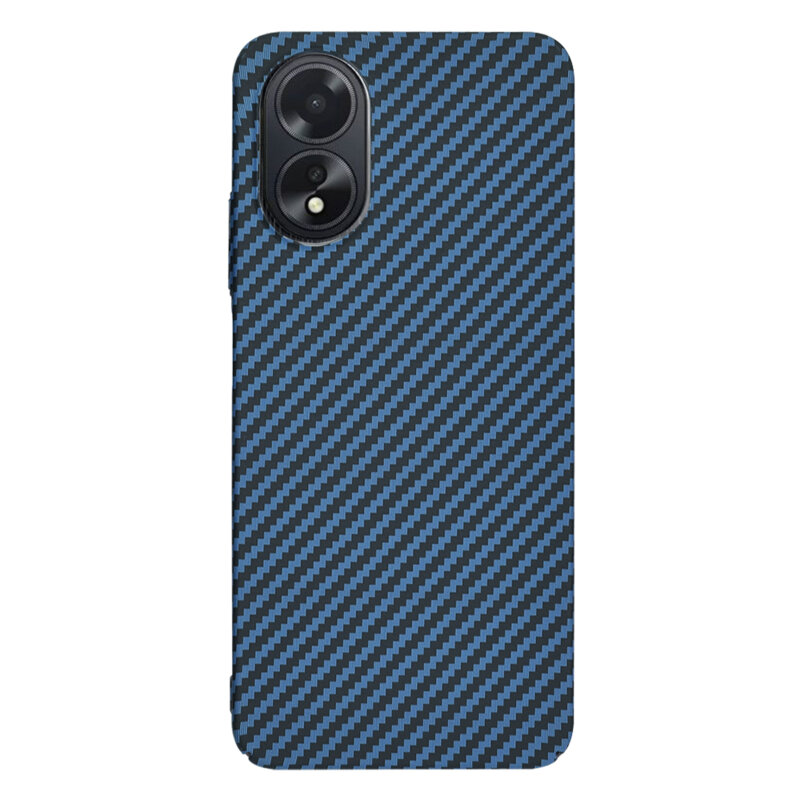 Husa Oppo A18 Techsuit Carbonite FiberShell, cyan