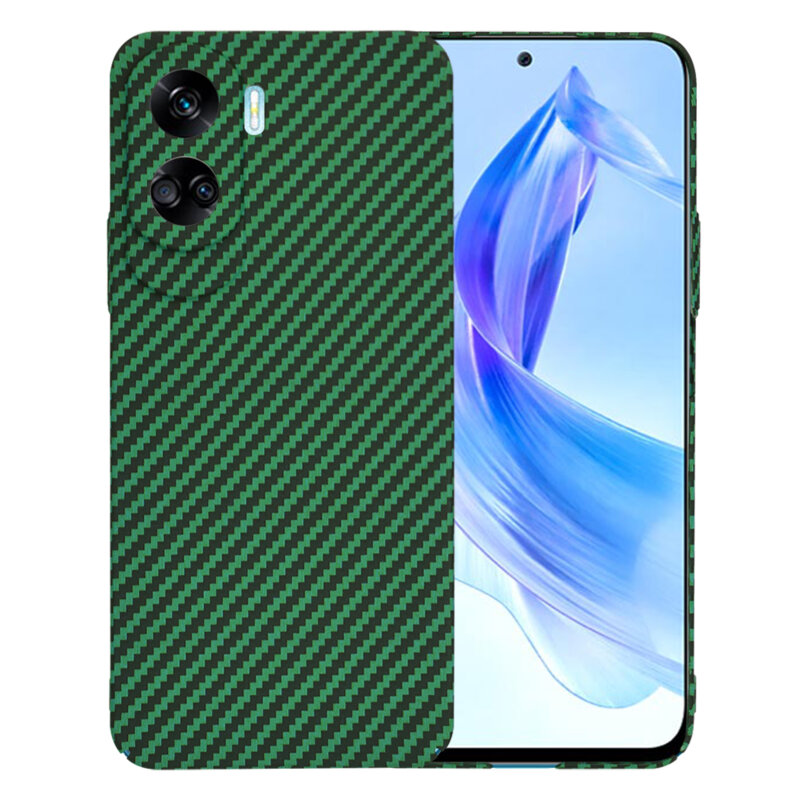 Husa Honor 90 Lite Techsuit Carbonite FiberShell, verde