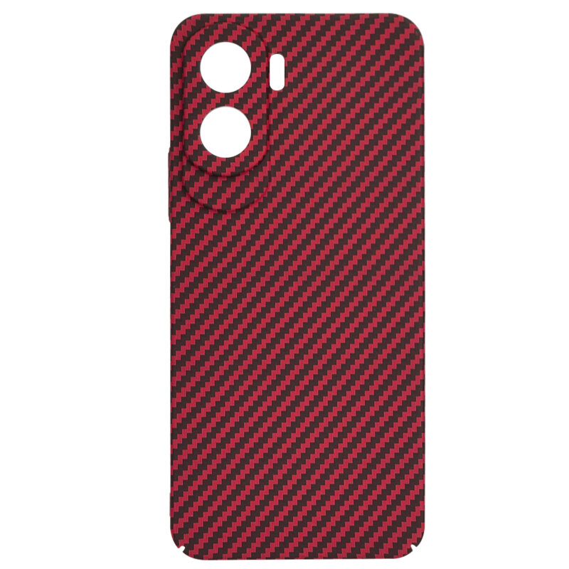 Husa Honor 90 Lite Techsuit Carbonite FiberShell, rosu