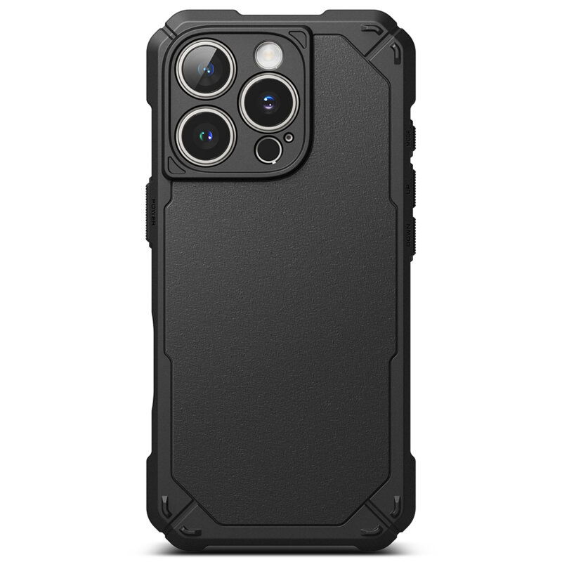 Husa iPhone 16 Pro Ringke Rugged Gear, negru