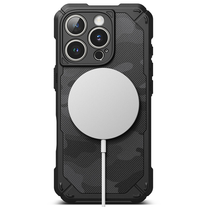 Husa iPhone 16 Pro Ringke Rugged Gear MagSafe, camuflaj