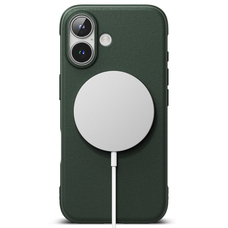 Husa iPhone 16 Ringke Onyx MagSafe, verde