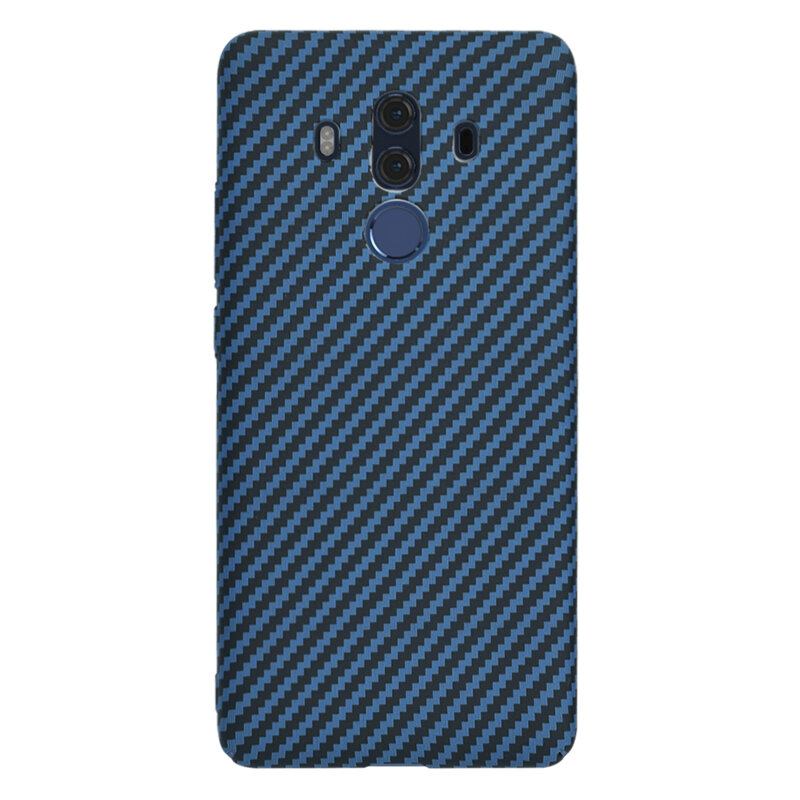 Husa Huawei Mate 10 Pro Techsuit Carbonite FiberShell, cyan