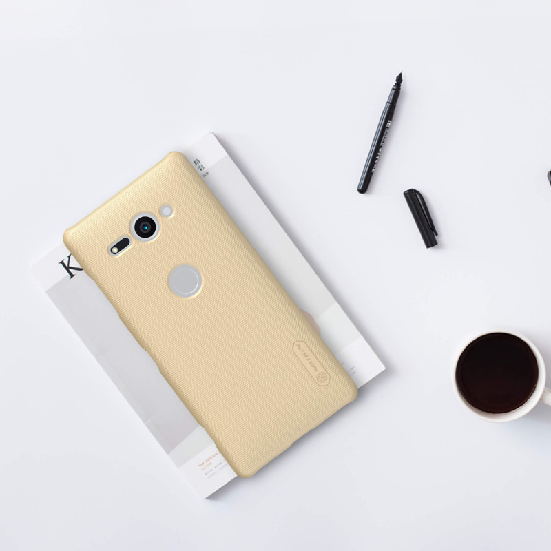 Husa Sony Xperia XZ2 Compact Nillkin Frosted Gold