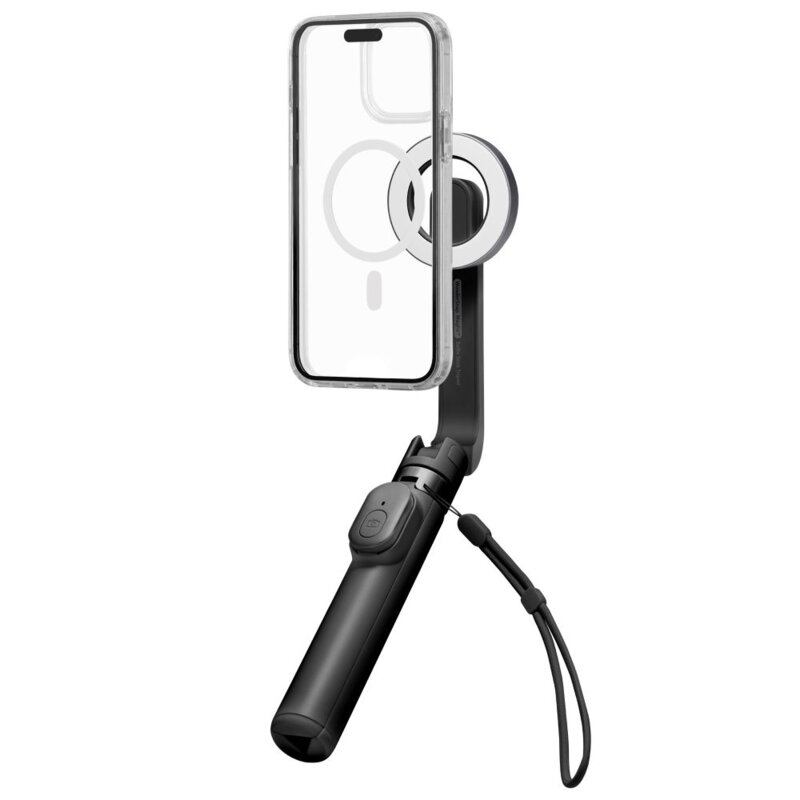 Selfie stick tripod MagSafe Bluetooth Spigen S571W, negru