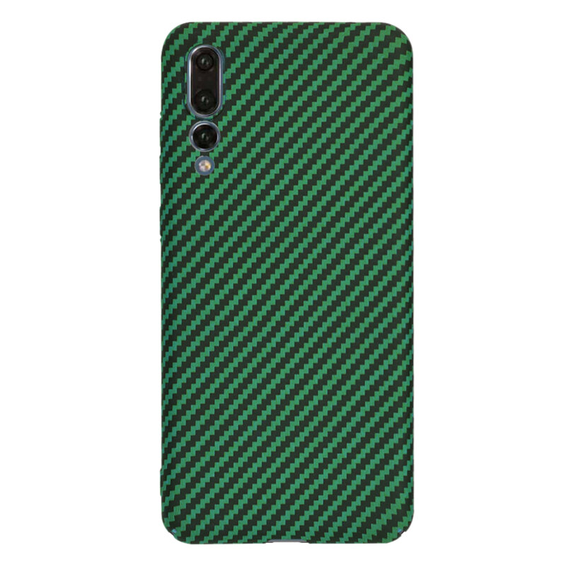 Husa Huawei P20 Pro Techsuit Carbonite FiberShell, verde