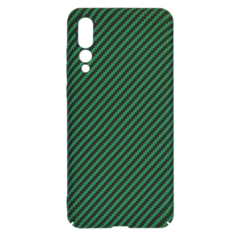 Husa Huawei P20 Pro Techsuit Carbonite FiberShell, verde
