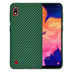 Husa Samsung Galaxy A10 Techsuit Carbonite FiberShell, verde