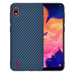 Husa Samsung Galaxy A10 Techsuit Carbonite FiberShell, cyan
