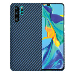 Husa Huawei P30 Pro New Edition Techsuit Carbonite FiberShell, cyan