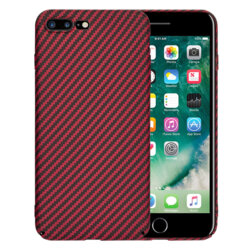 Husa iPhone 7 Plus Techsuit Carbonite FiberShell, rosu