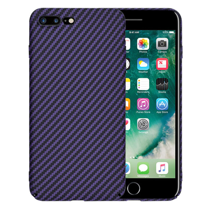 Husa iPhone 7 Plus Techsuit Carbonite FiberShell, mov