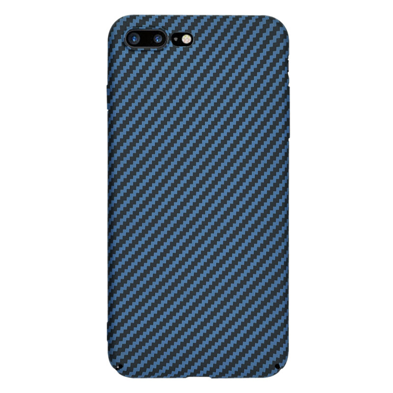 Husa iPhone 7 Plus Techsuit Carbonite FiberShell, cyan