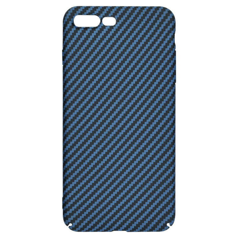 Husa iPhone 7 Plus Techsuit Carbonite FiberShell, cyan