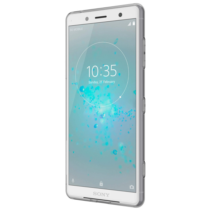 Husa Sony Xperia XZ2 Compact Nillkin Nature UltraSlim Fumuriu
