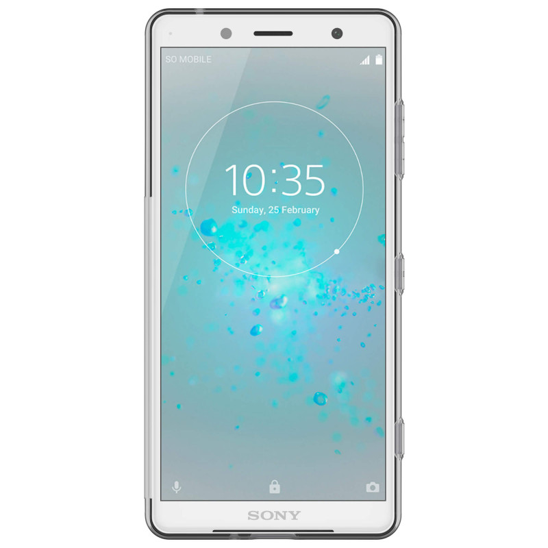 Husa Sony Xperia XZ2 Compact Nillkin Nature UltraSlim Fumuriu