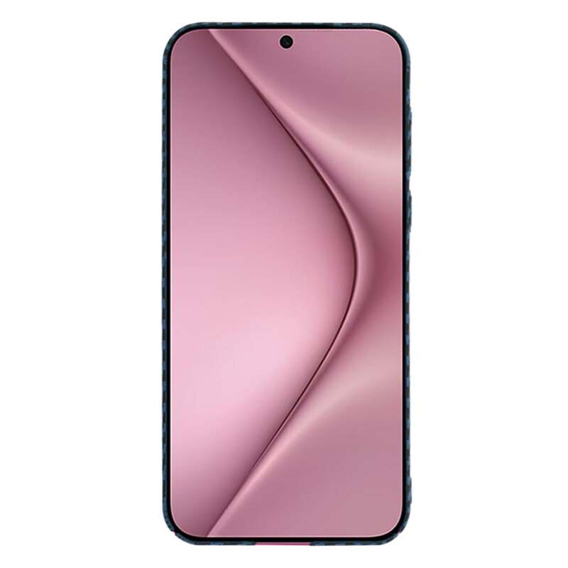 Husa Huawei Pura 70 Techsuit Carbonite FiberShell, cyan