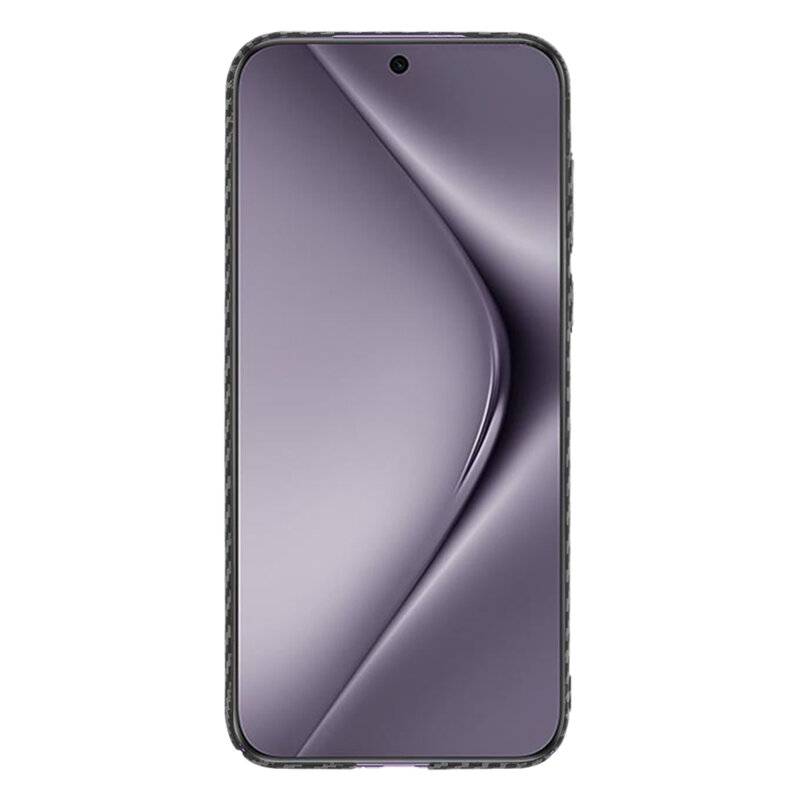 Husa Huawei Pura 70 Pro Techsuit Carbonite FiberShell, negru